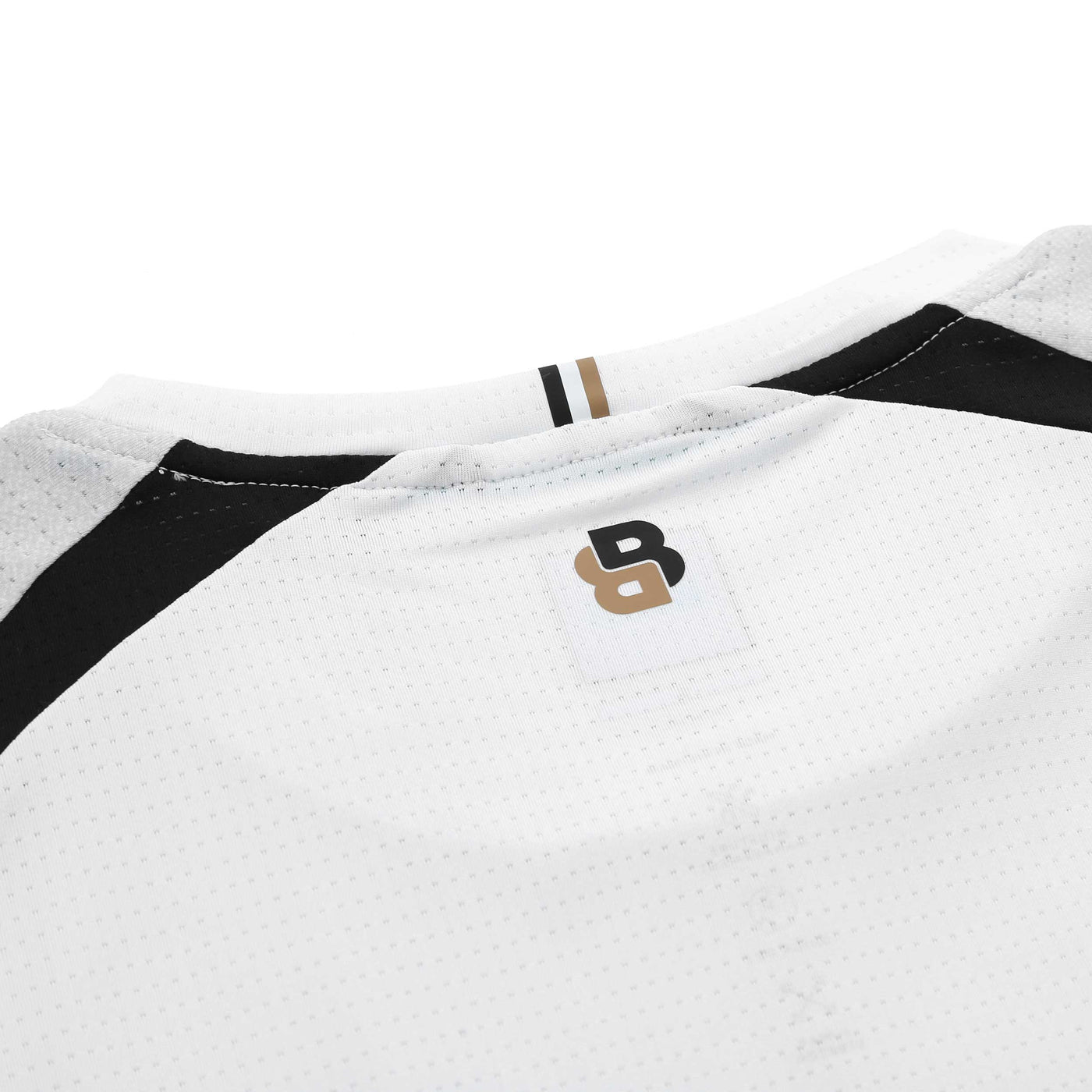 BOSS TS TOC Matchball T Shirt in White neck logo