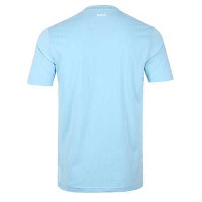 BOSS Tee 6 T Shirt in Sky Blue Back