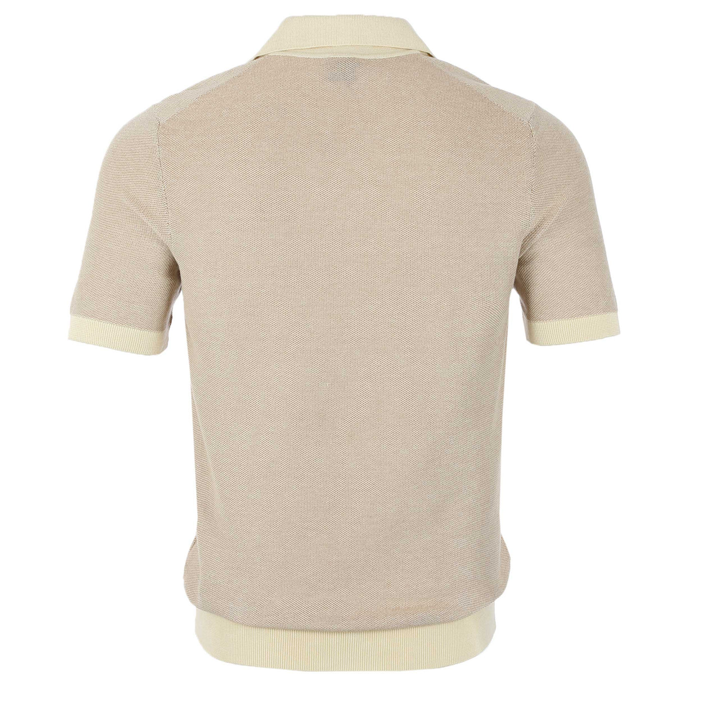 BOSS Tempio Polo Shirt in Beige Back