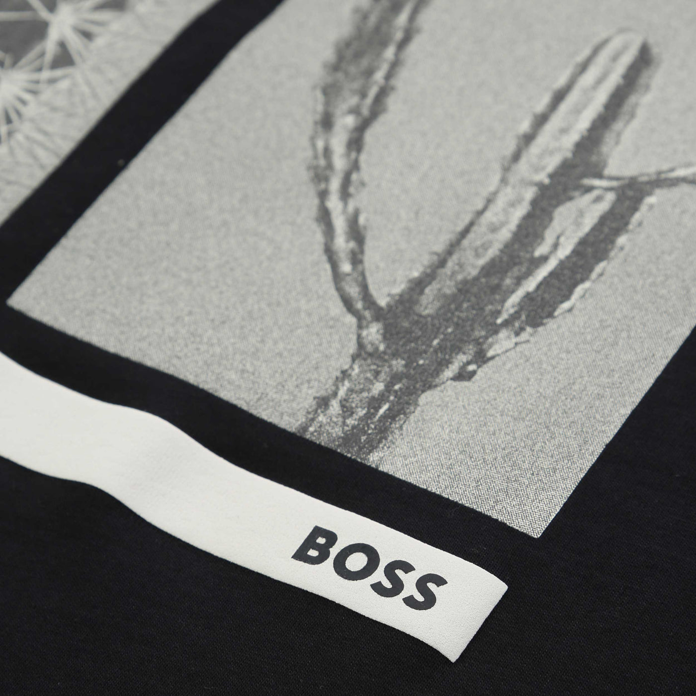 BOSS Te surfaceshort T-Shirt in Black Back Logo