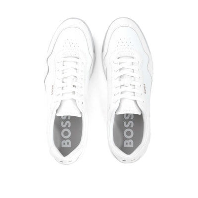 BOSS Titanium SL ltgrpu Trainer in White Birdseye