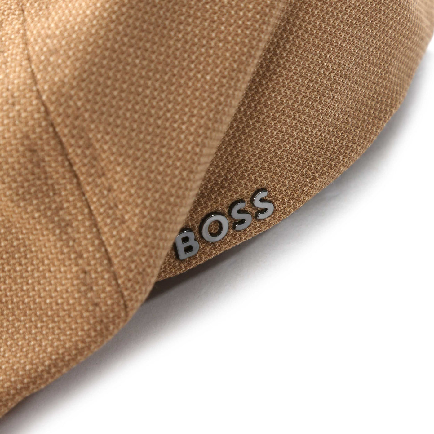 BOSS Trystan TW Flat Cap in Medium Beige Logo