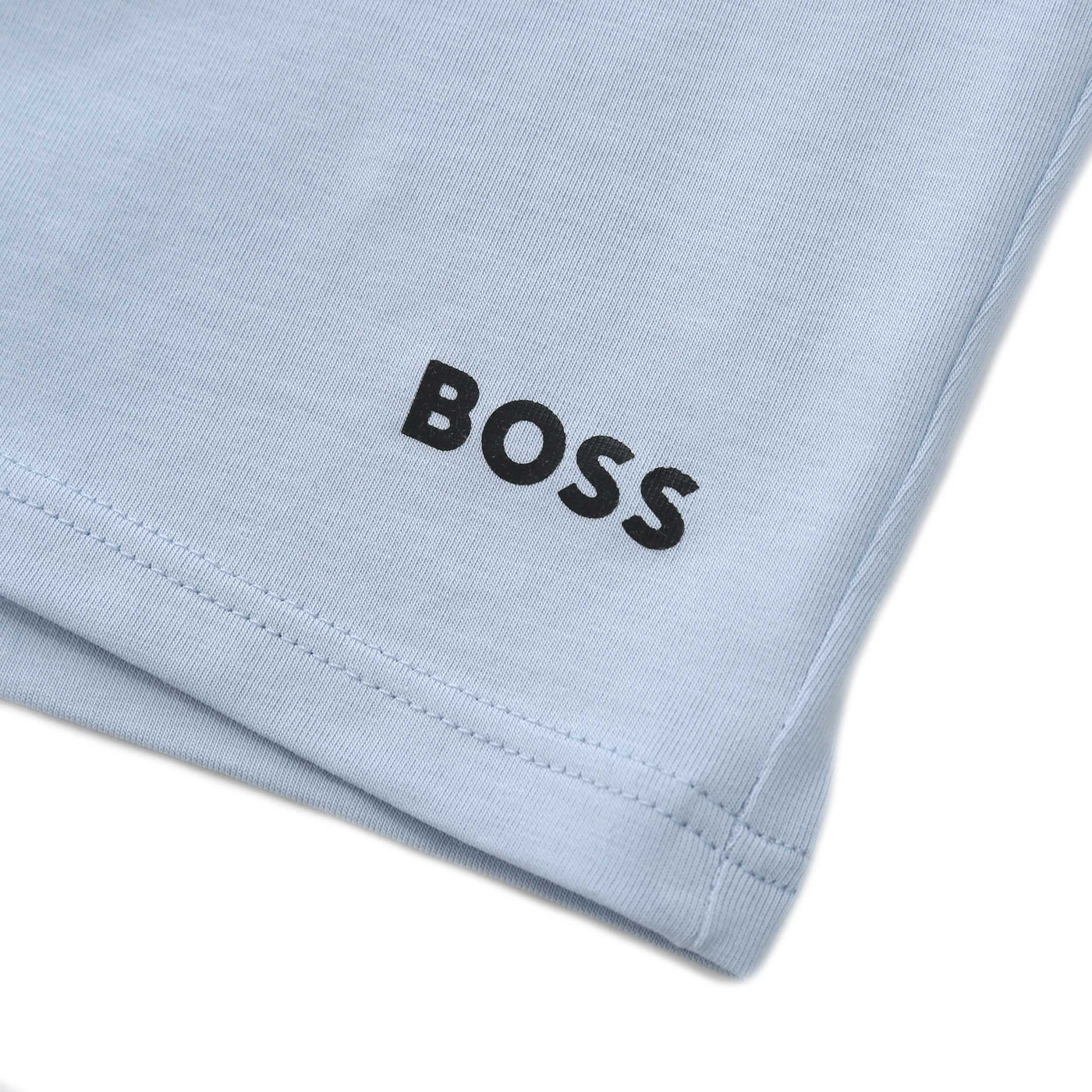 BOSS Unique Shorts CW Sweat Short in Light Blue Logo