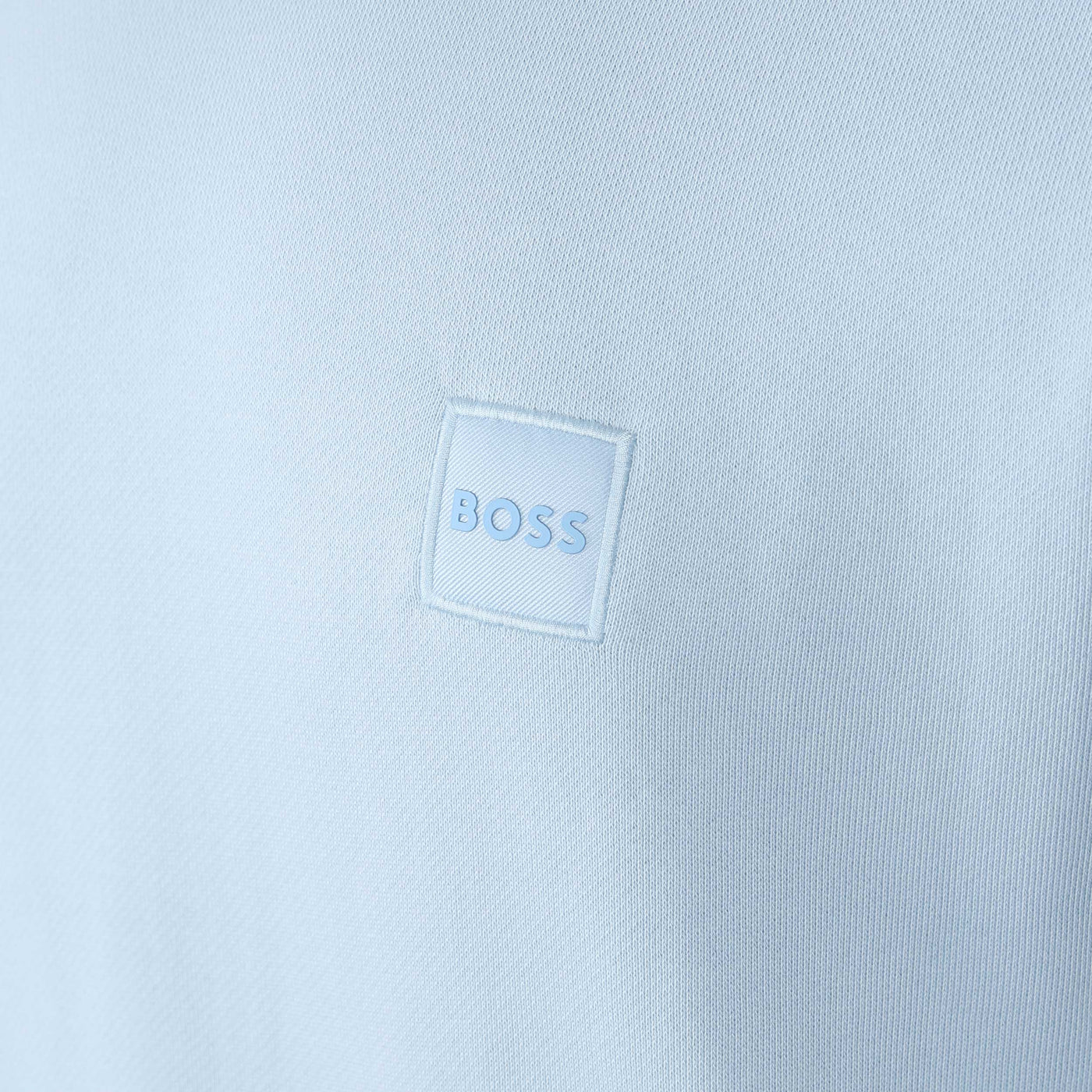 BOSS Westart Sweat Top in Sky Blue Logo