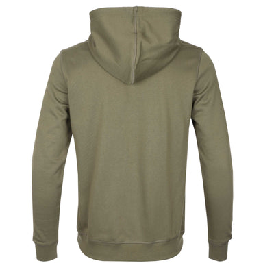 BOSS Wetalk Hoodie Sweat Top in Khaki Back