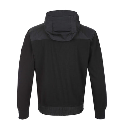 BOSS Ze_hood Hoodie Sweat Top in Black Back