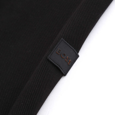 BOSS Ze_hood Hoodie Sweat Top in Black Logo