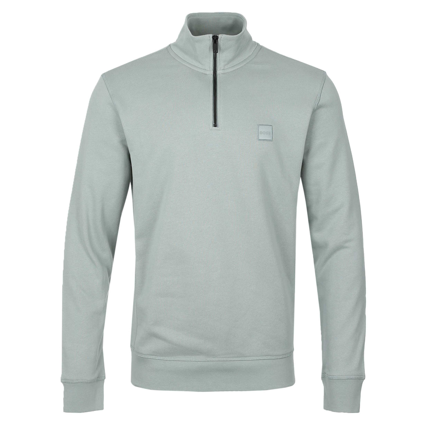 BOSS Zetrust Sweat Top in Open Green