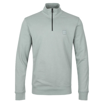 BOSS Zetrust Sweat Top in Open Green