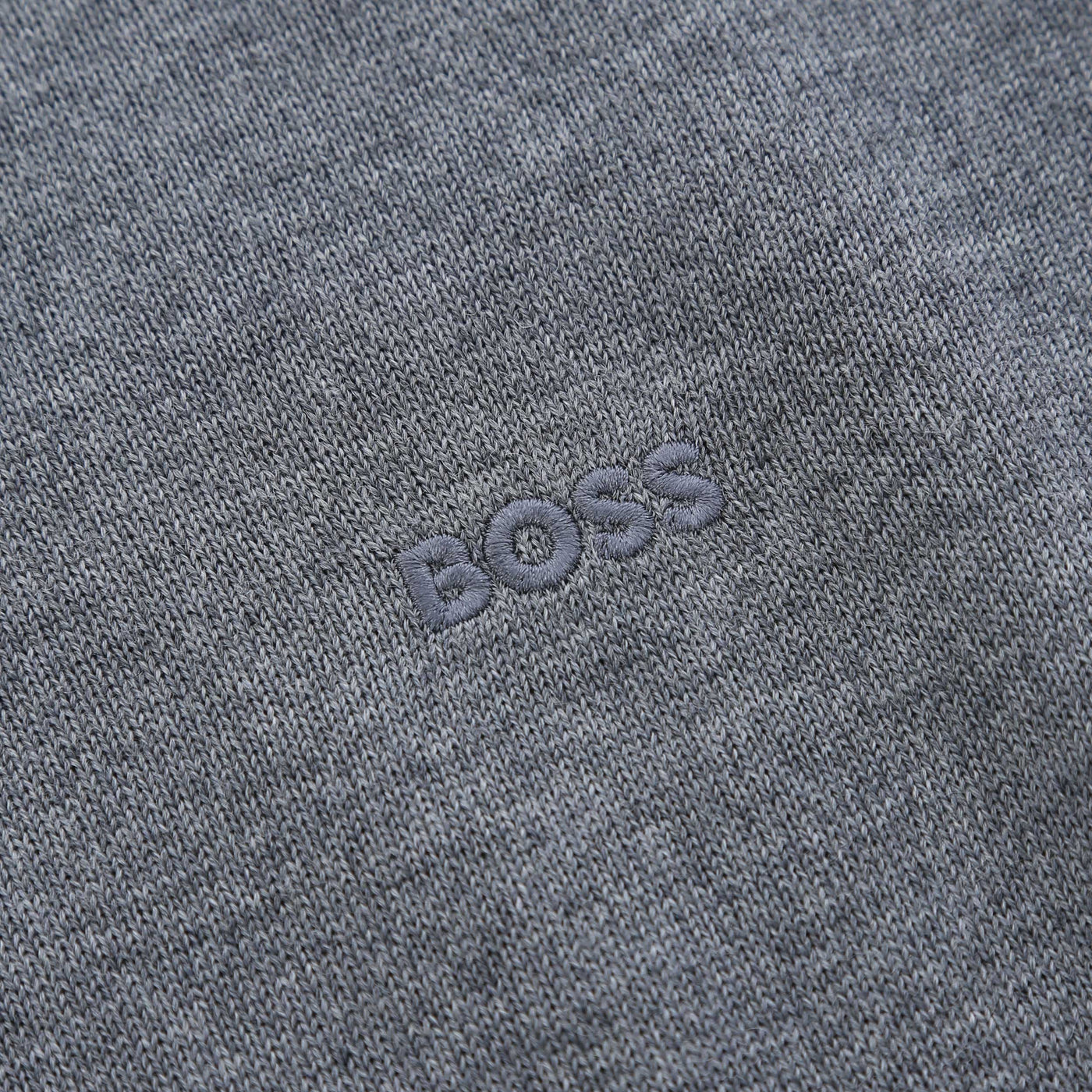 BOSS Bono L Knitwear in Grey Logo