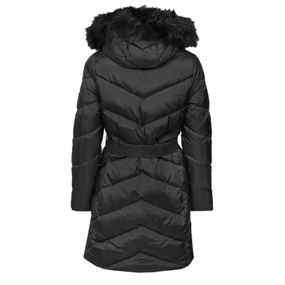 Barbour East Moor Ladies Quilted Jacket in Black Back