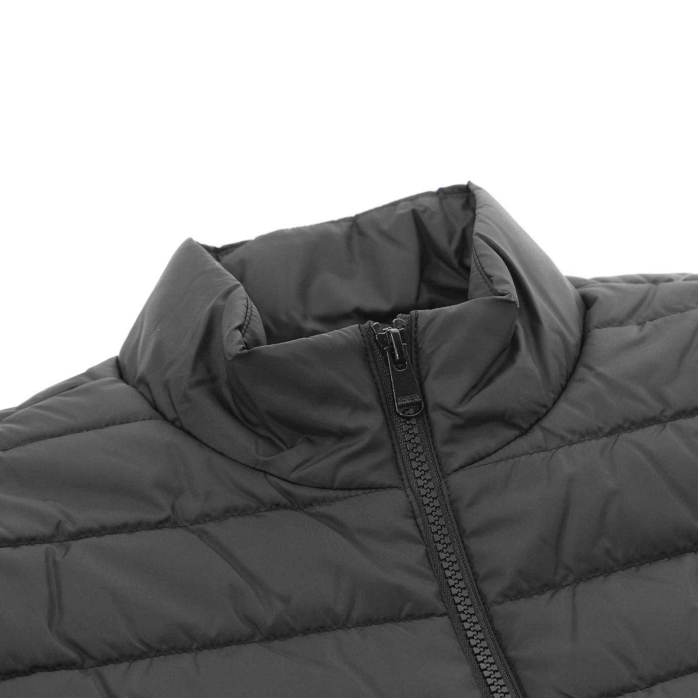 Barbour Ledley Quilted Gilet in Black Collar