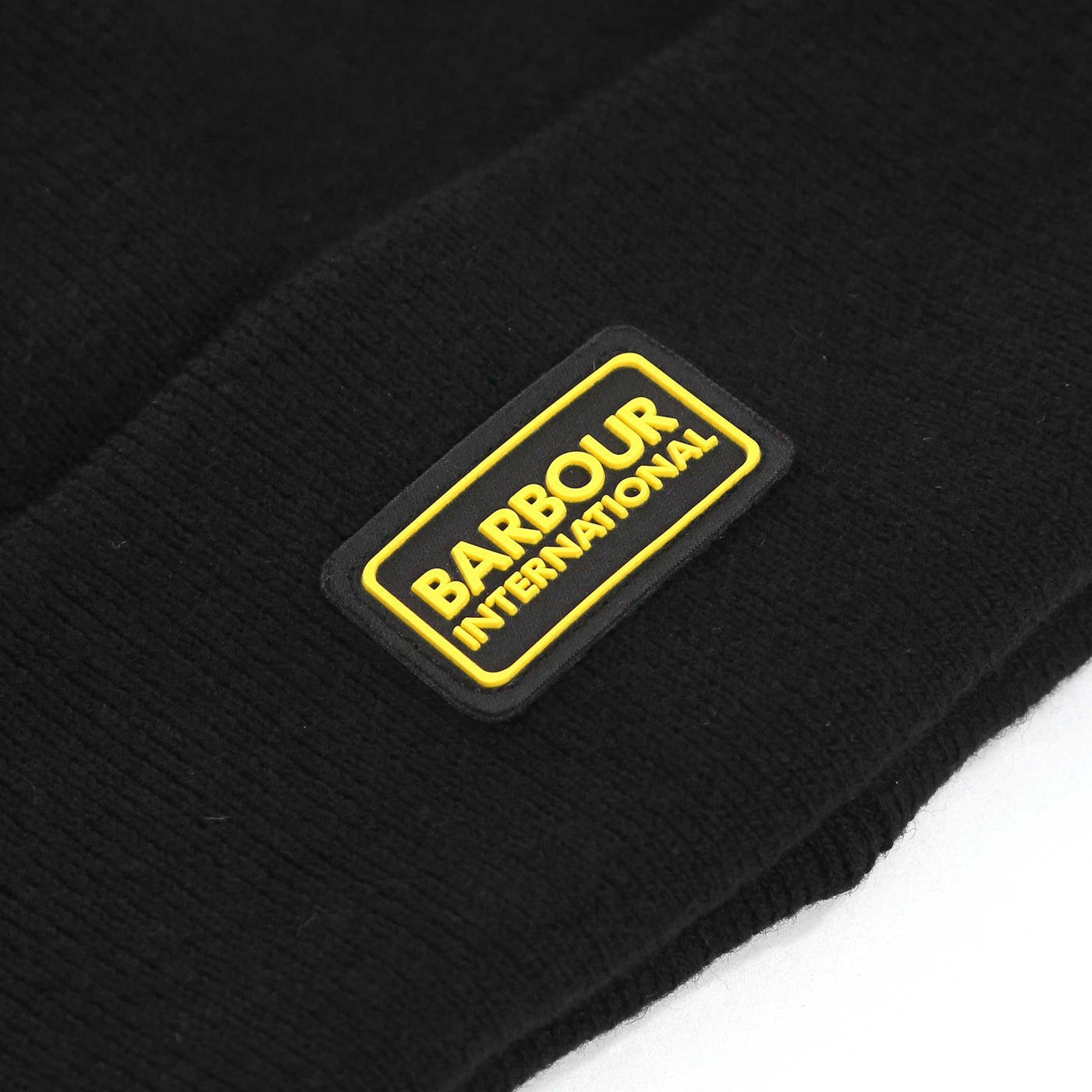 Barbour Sensor Legacy Beanie Hat in Black Logo