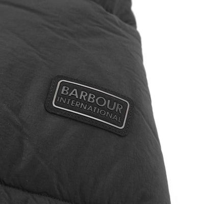 Barbour Sutley Quilted Jacket in Black Logo