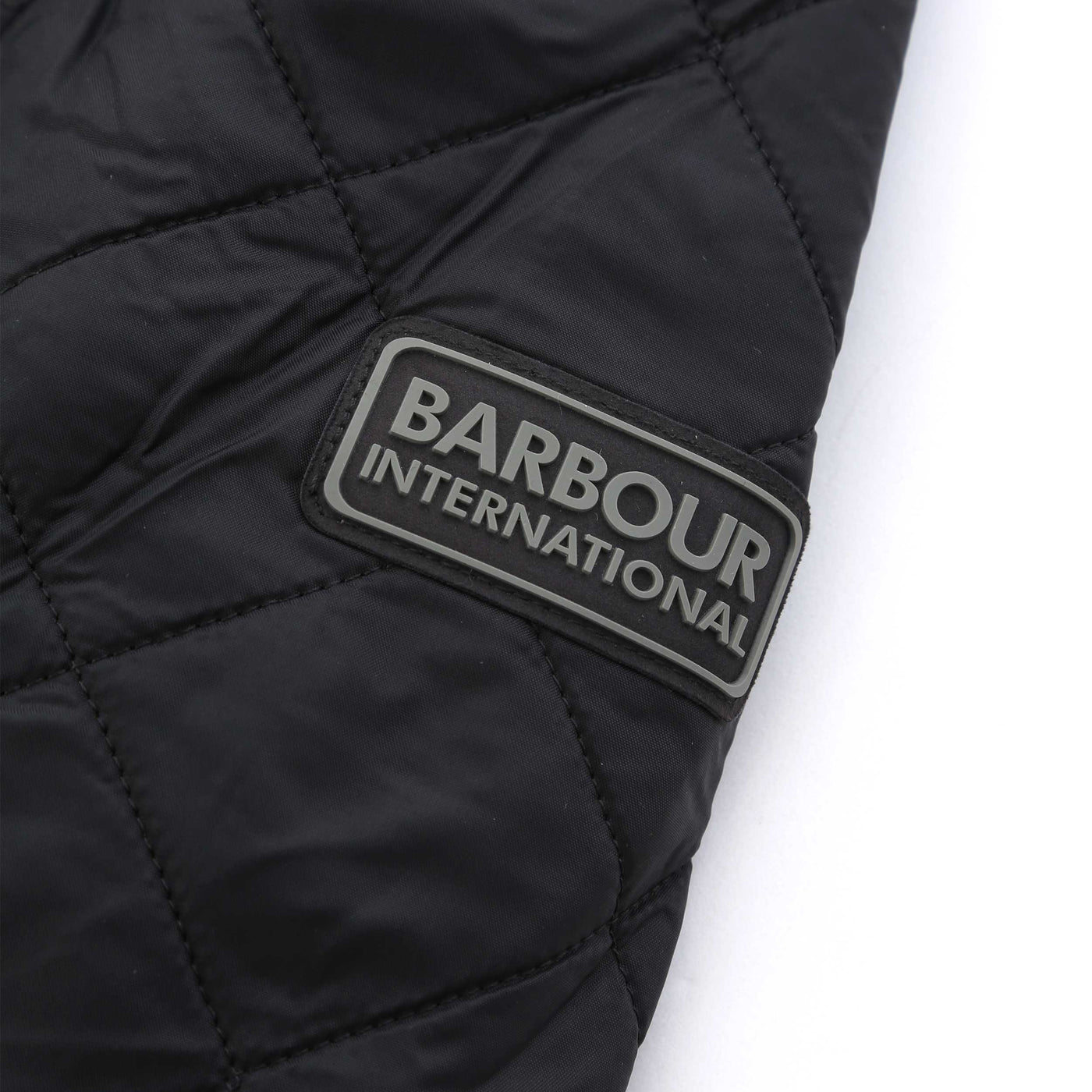 Barbour Tourer Ariel Polarquilt Jacket in Black Logo