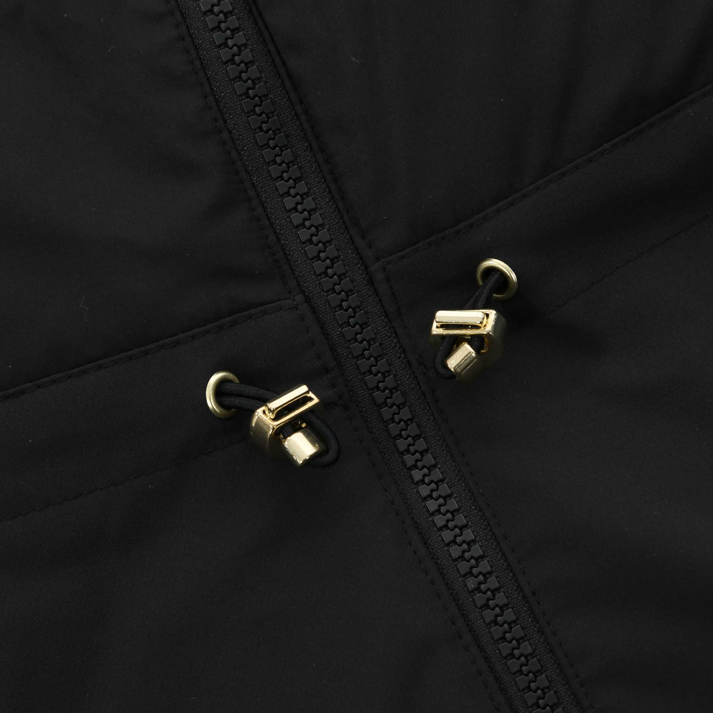 Barbour Caprice Ladies Quilted Sweat Top in Black Drawstring