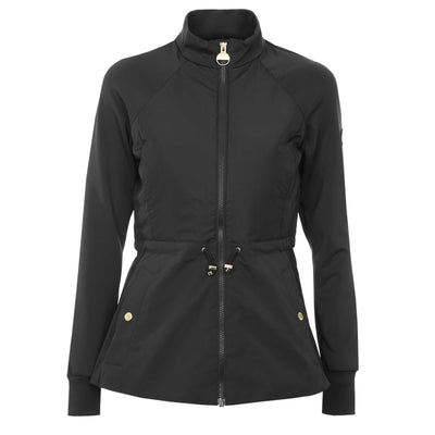 Barbour Caprice Ladies Quilted Sweat Top in Black Front
