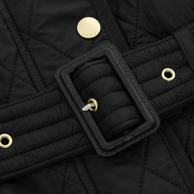 Barbour Polarquilt Ladies Quilted Jacket in Black Buckle