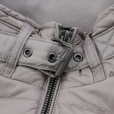 Belstaff Circuit Gilet in Ash Collar Detail