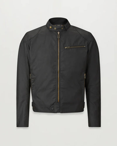 Belstaff Ariel Motorcycle Jacket in Black Front