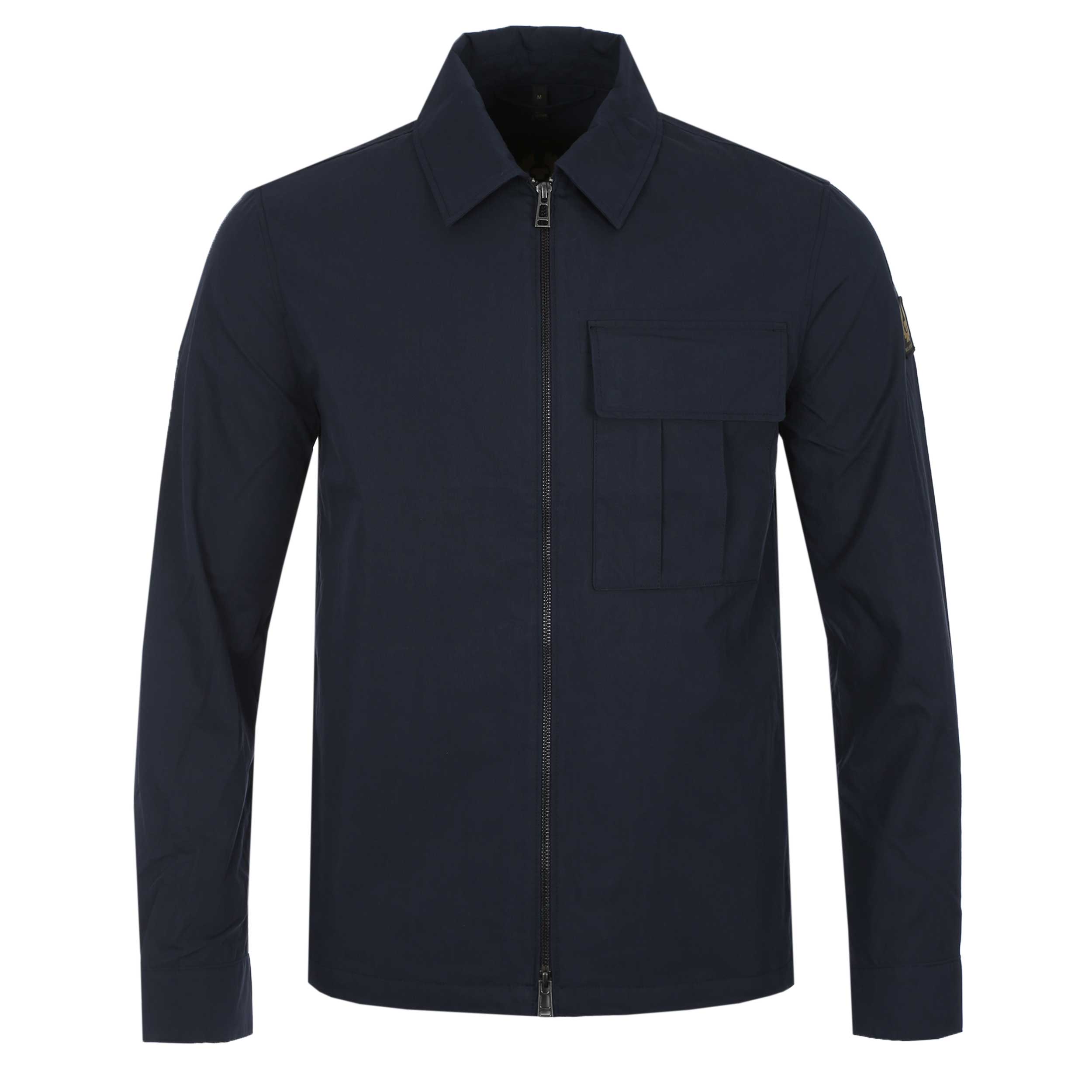 Belstaff Cargo Overshirt in Dark Ink