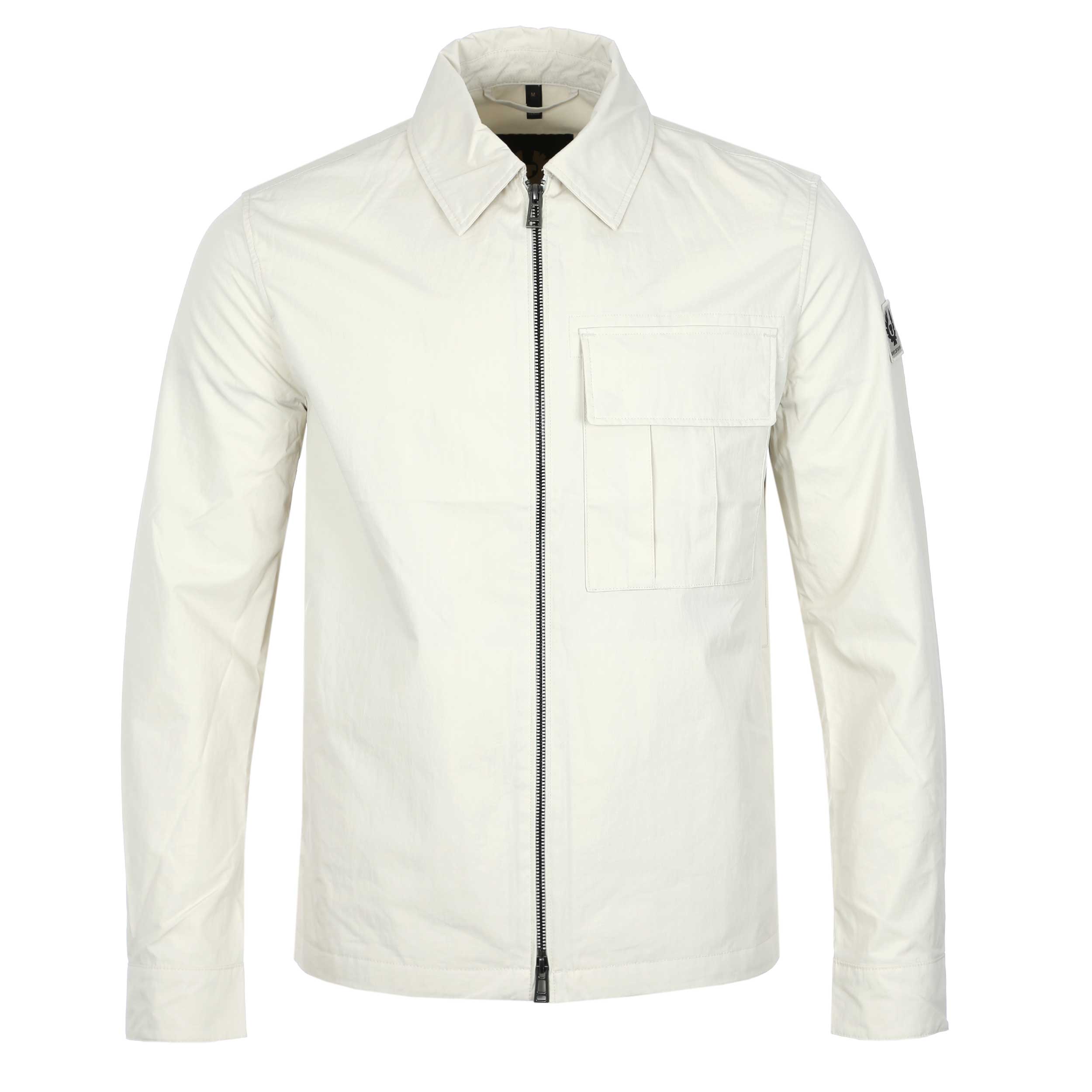 Belstaff Cargo Overshirt in Silver Birch