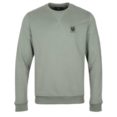 Belstaff Classic Sweat Top in Sage Green