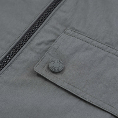 Belstaff Depot Overshirt in Gunmetal Press Stud