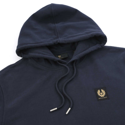 Belstaff Hoodie Sweat Top in Dark Ink Hood