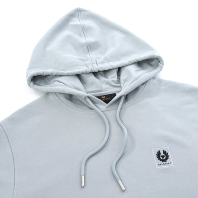 Belstaff Hoodie Sweat Top in Quarry Blue Hood