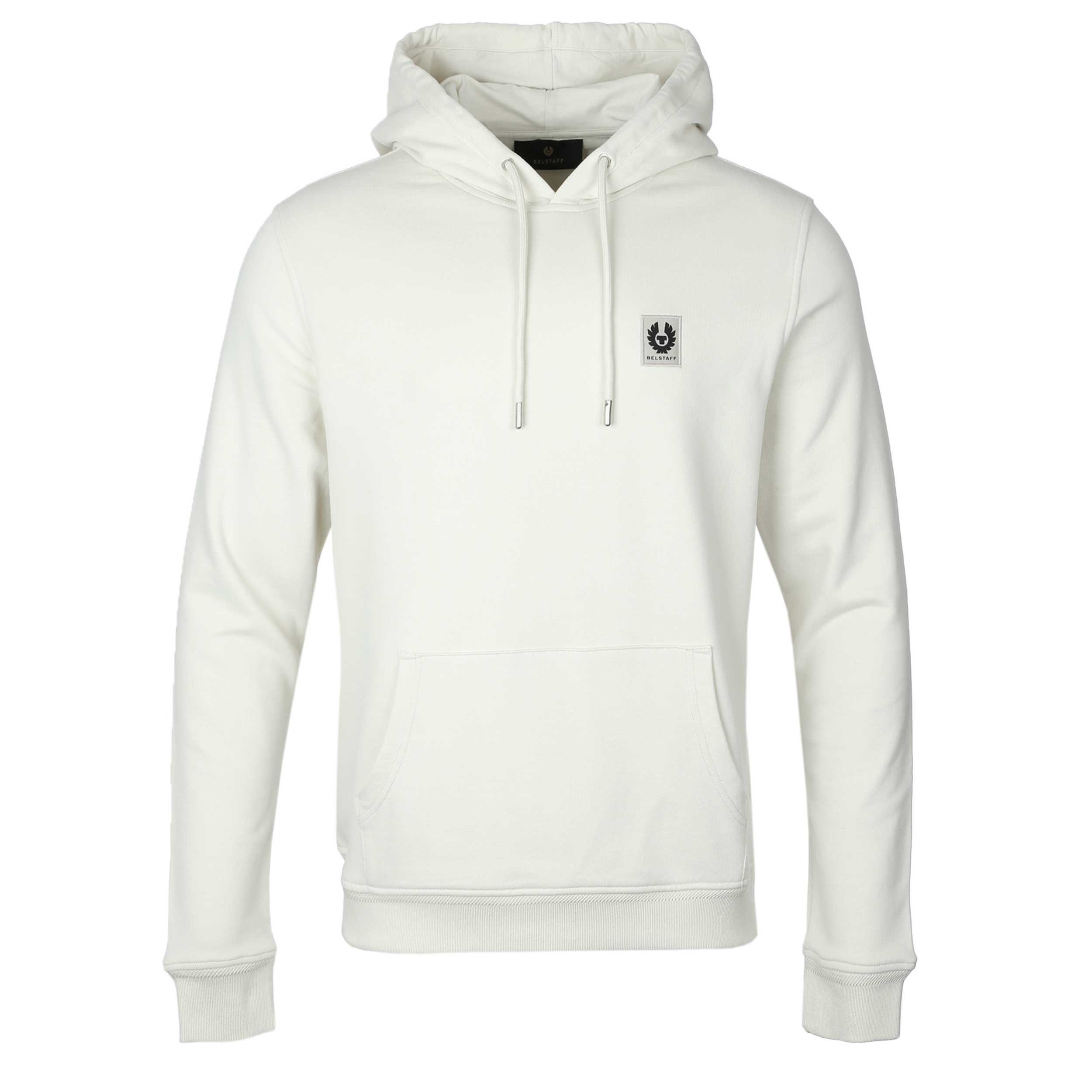 Belstaff Hoodie Sweat Top in Silver Birch