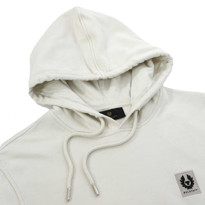 Belstaff Hoodie Sweat Top in Silver Birch Hood