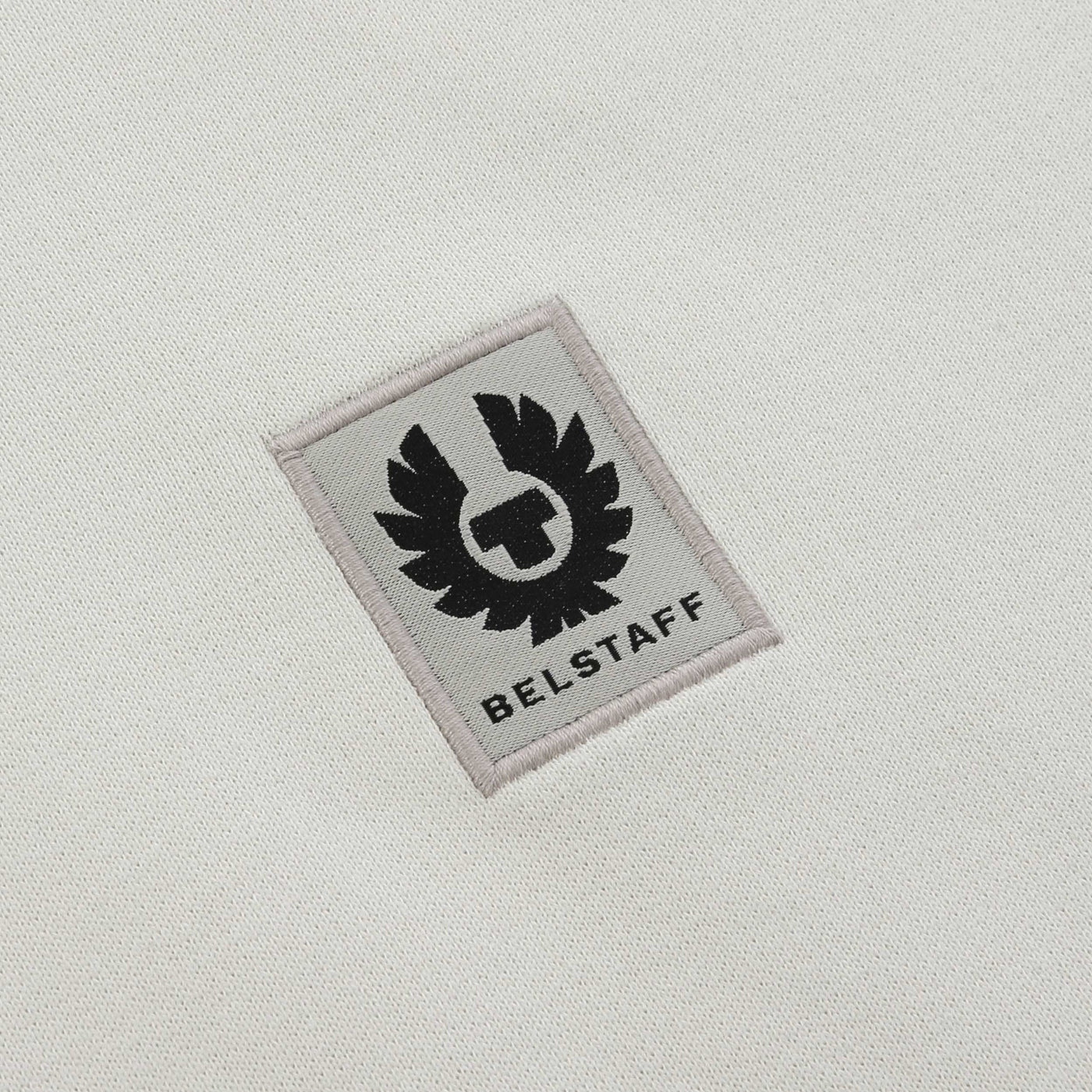 Belstaff Hoodie Sweat Top in Silver Birch Logo
