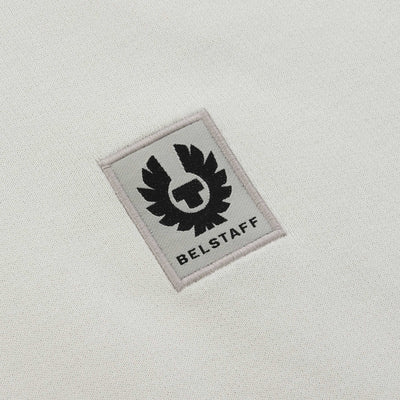 Belstaff Hoodie Sweat Top in Silver Birch Logo