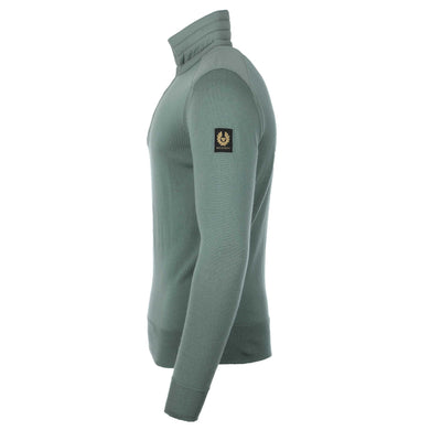 Belstaff Kilmington Knitwear in Mineral Green Side