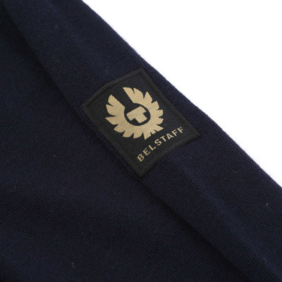 Belstaff Kyle Polo Knitwear in Dark Ink Logo