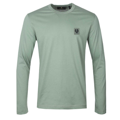 Belstaff Long Sleeve T Shirt in Sage Green