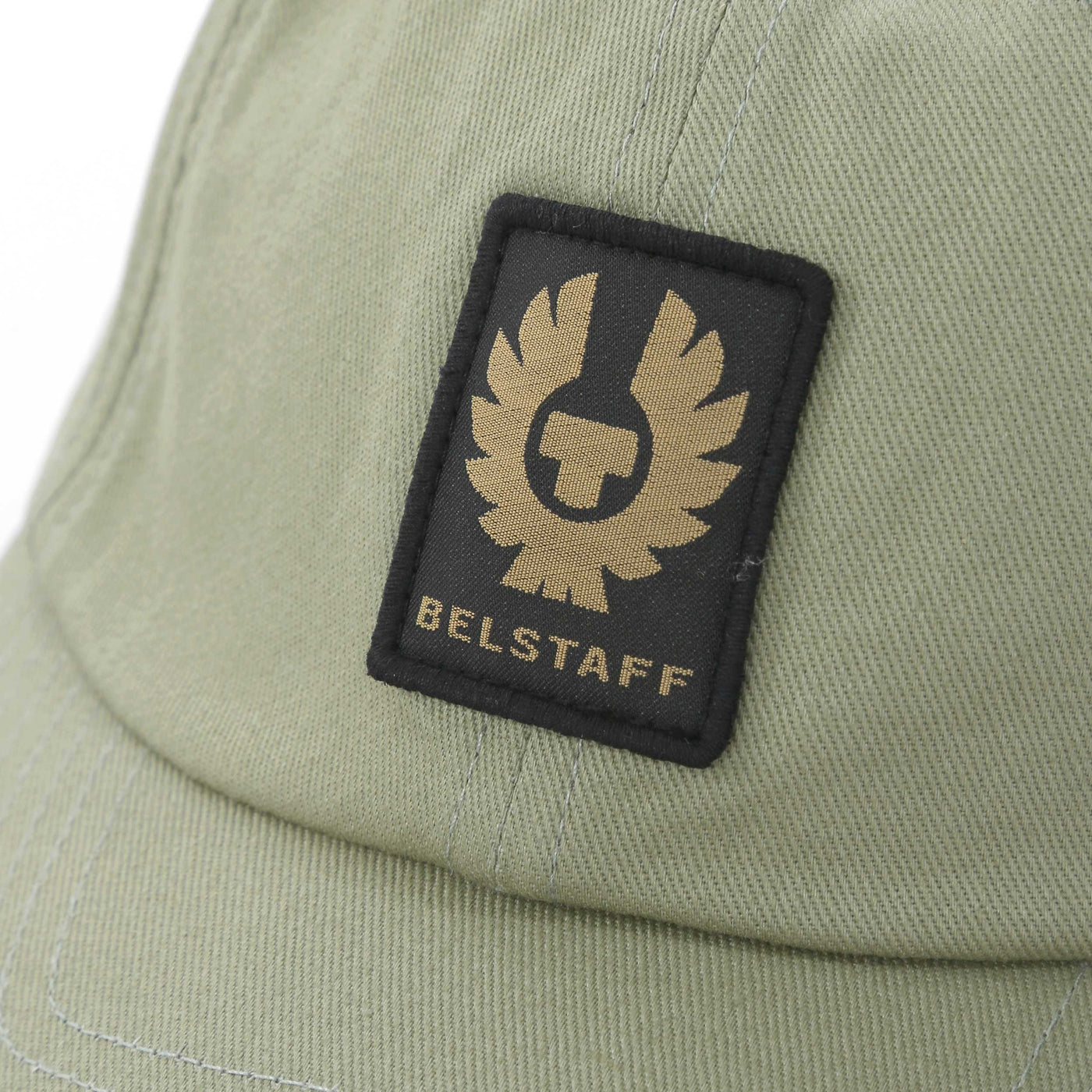 Belstaff Phoenix Logo Cap in Echo Green Logo