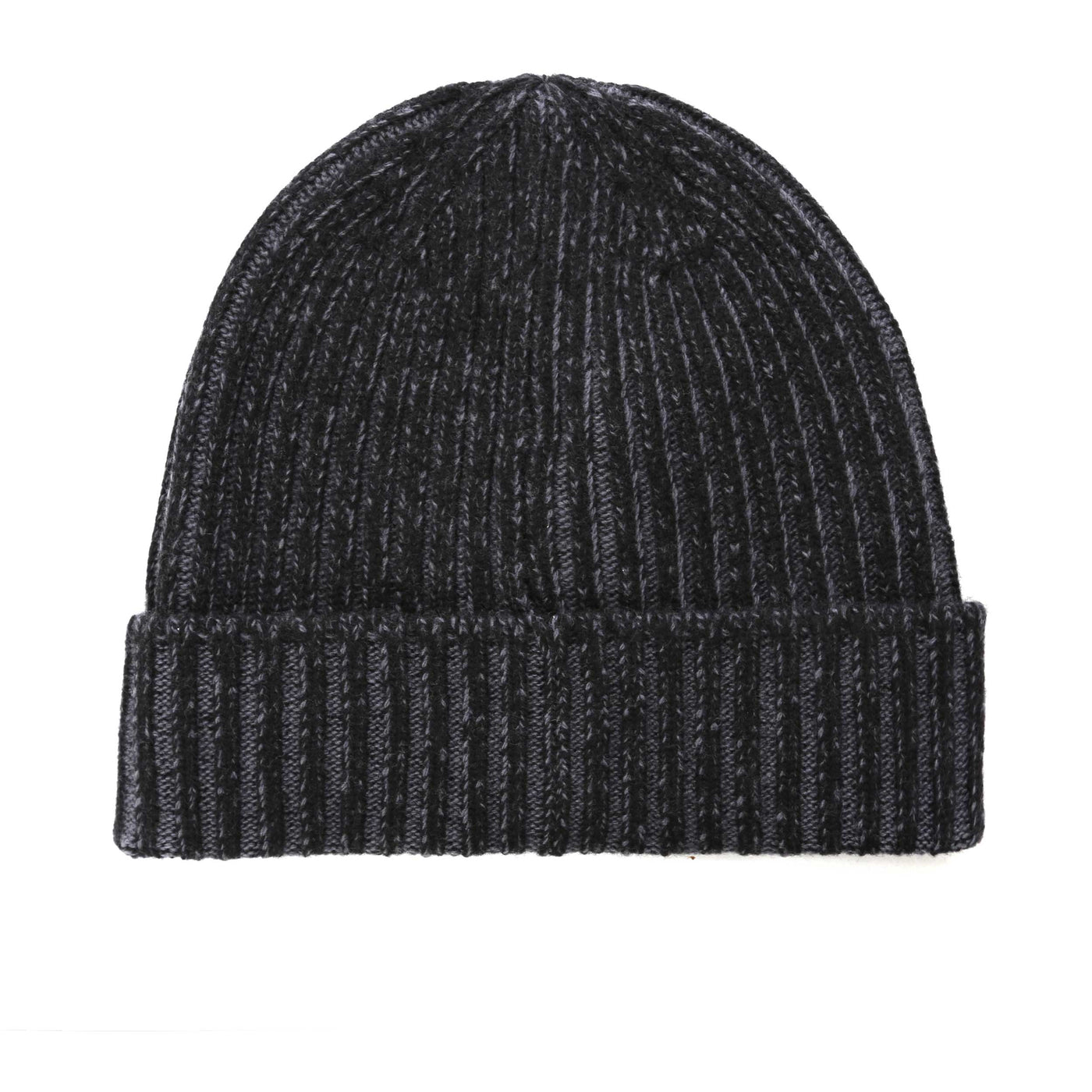Belstaff Plated Watch Beanie Hat in Black & Tornado Grey