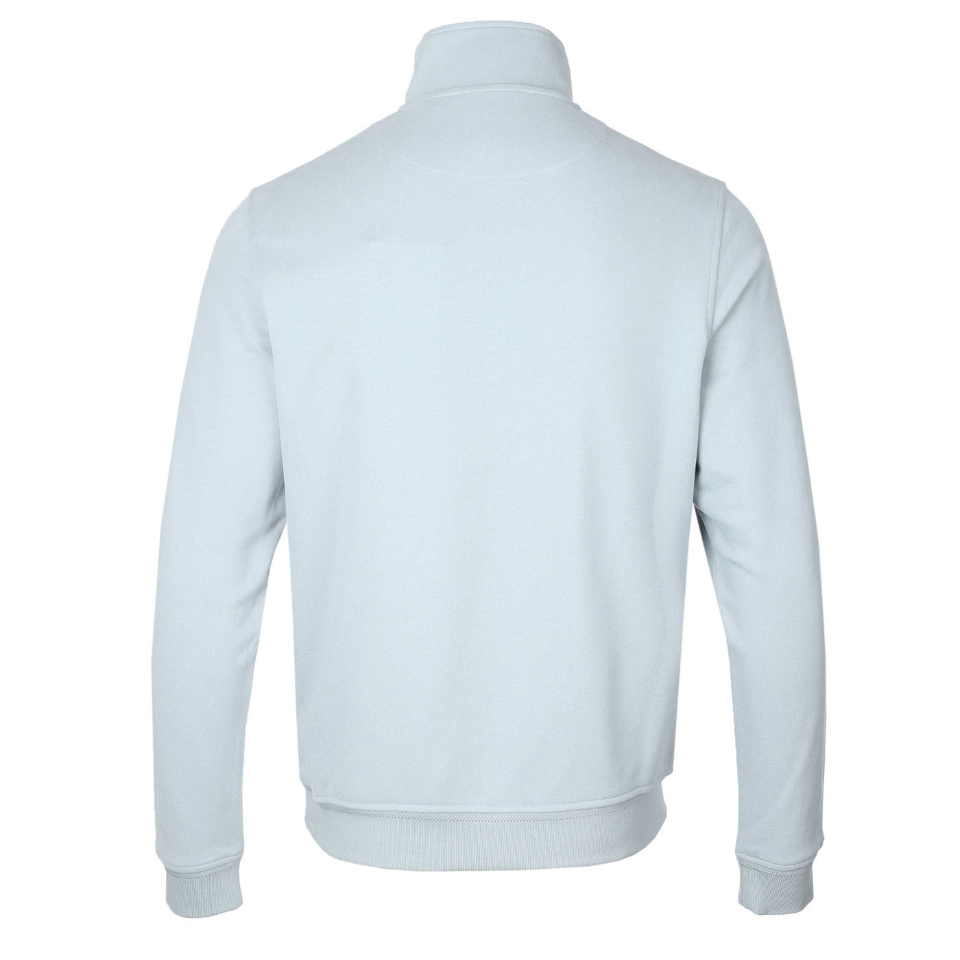 Belstaff Quarter Zip Sweat Top in Quarry Blue Back