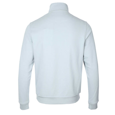 Belstaff Quarter Zip Sweat Top in Quarry Blue Back