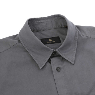 Belstaff Scale Shirt in Tornado Grey Collar