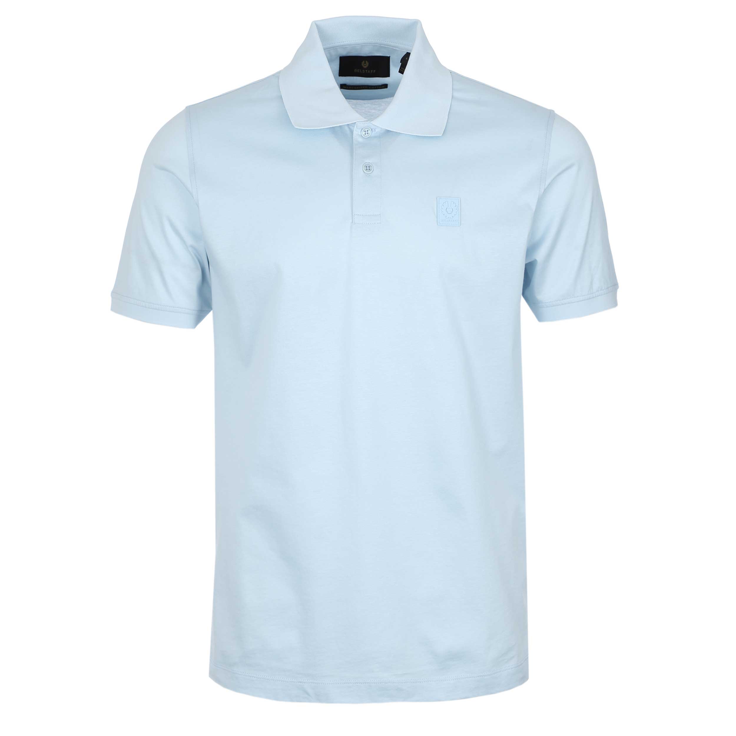 Belstaff Steel Polo Shirt in Sky Blue