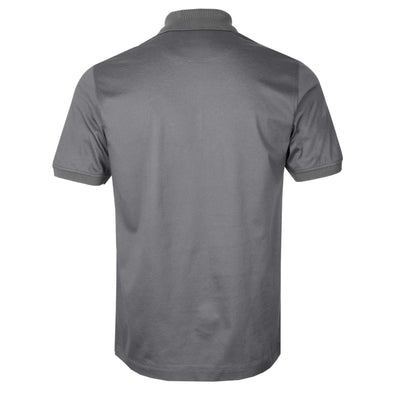 Belstaff Steel Polo Shirt in Tornado Grey Back