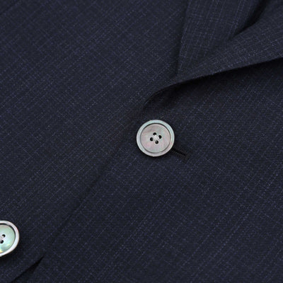 BOSS C Huge 3Pcs Peak 234 Suit in Dark Blue Button Detail