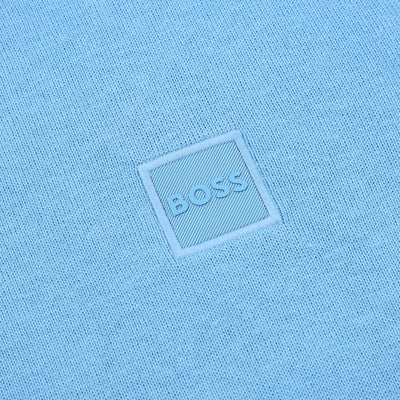 Boss Kanovano Knitwear open blue logo