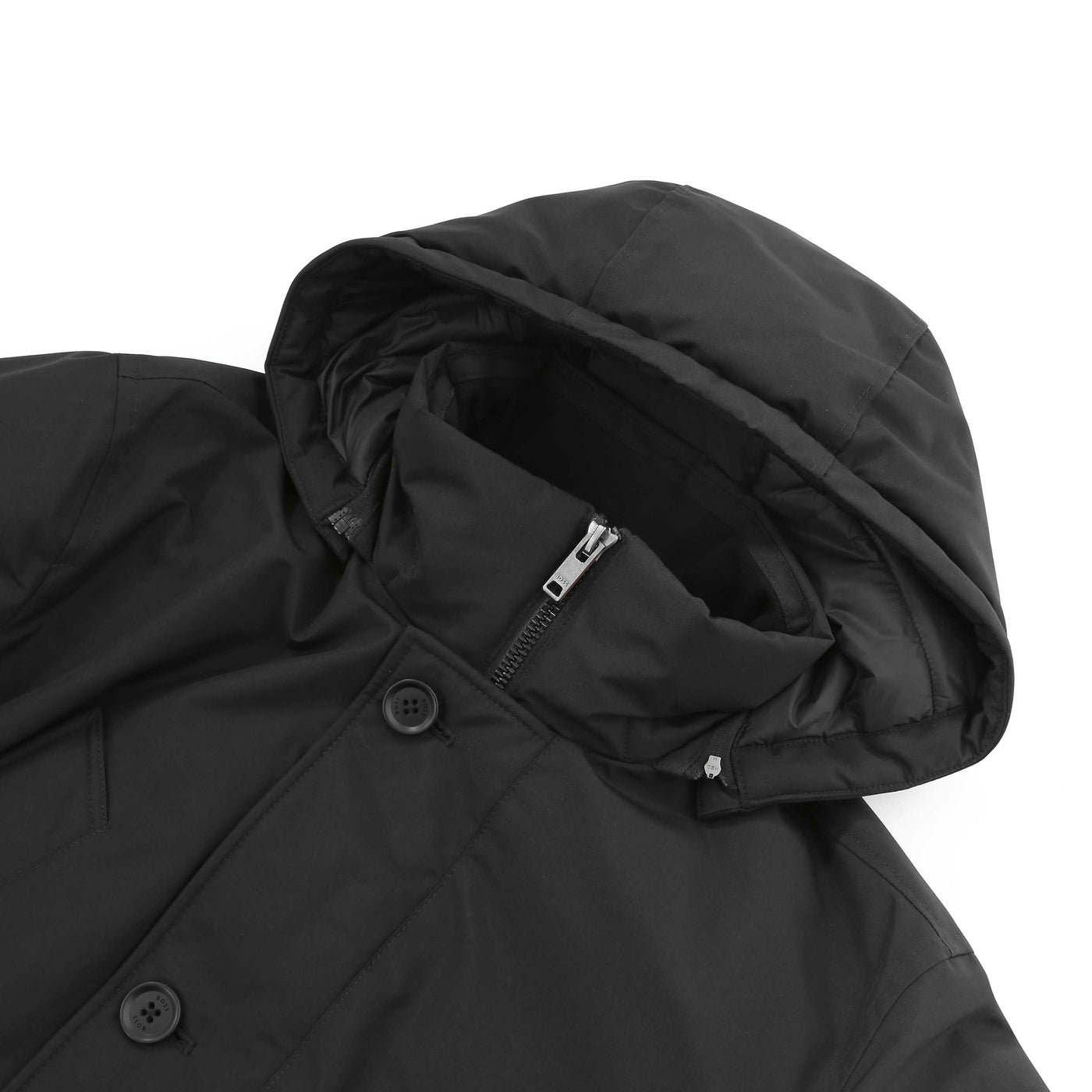 BOSS Osiass Jacket in Black Hood