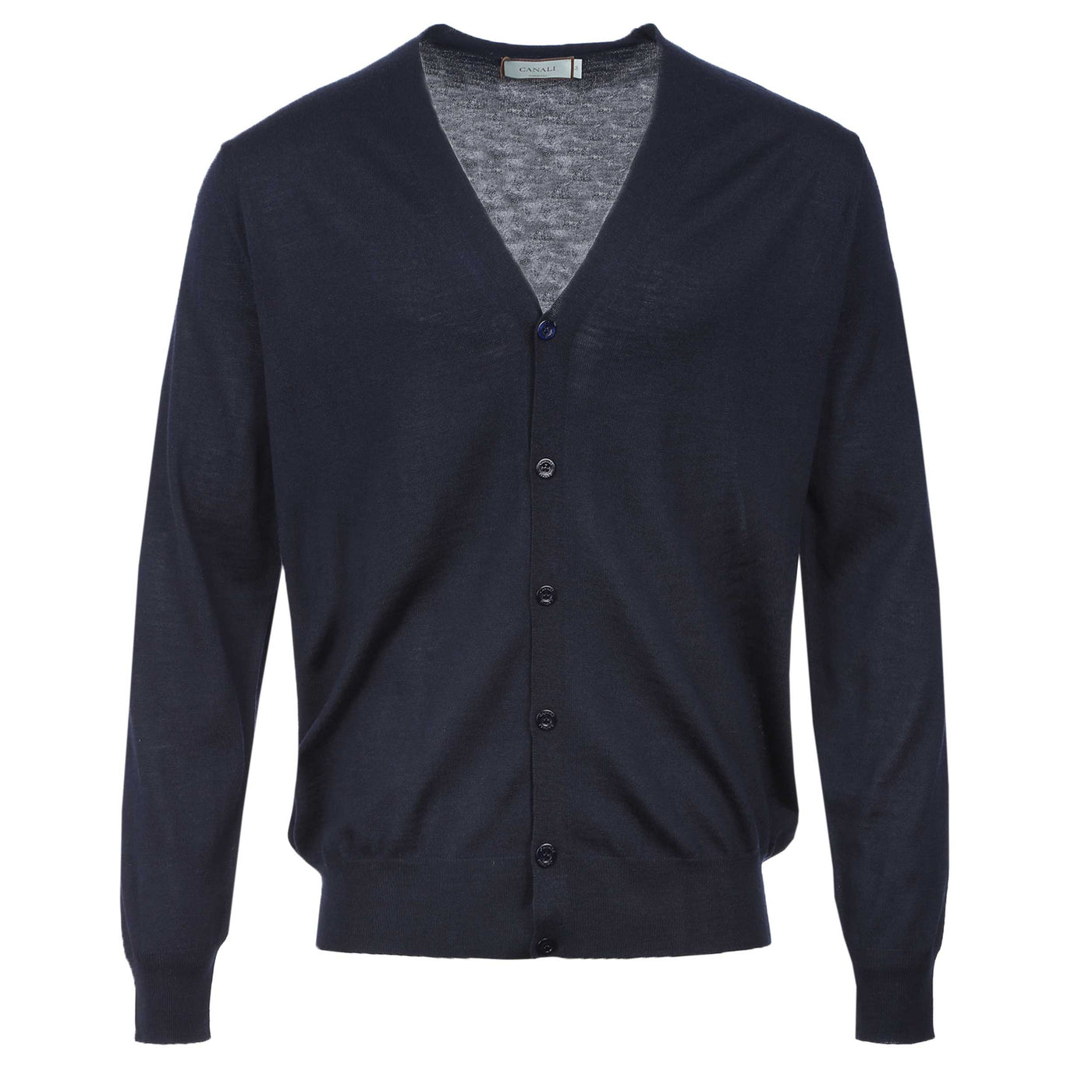 Canali Cardigan in Navy