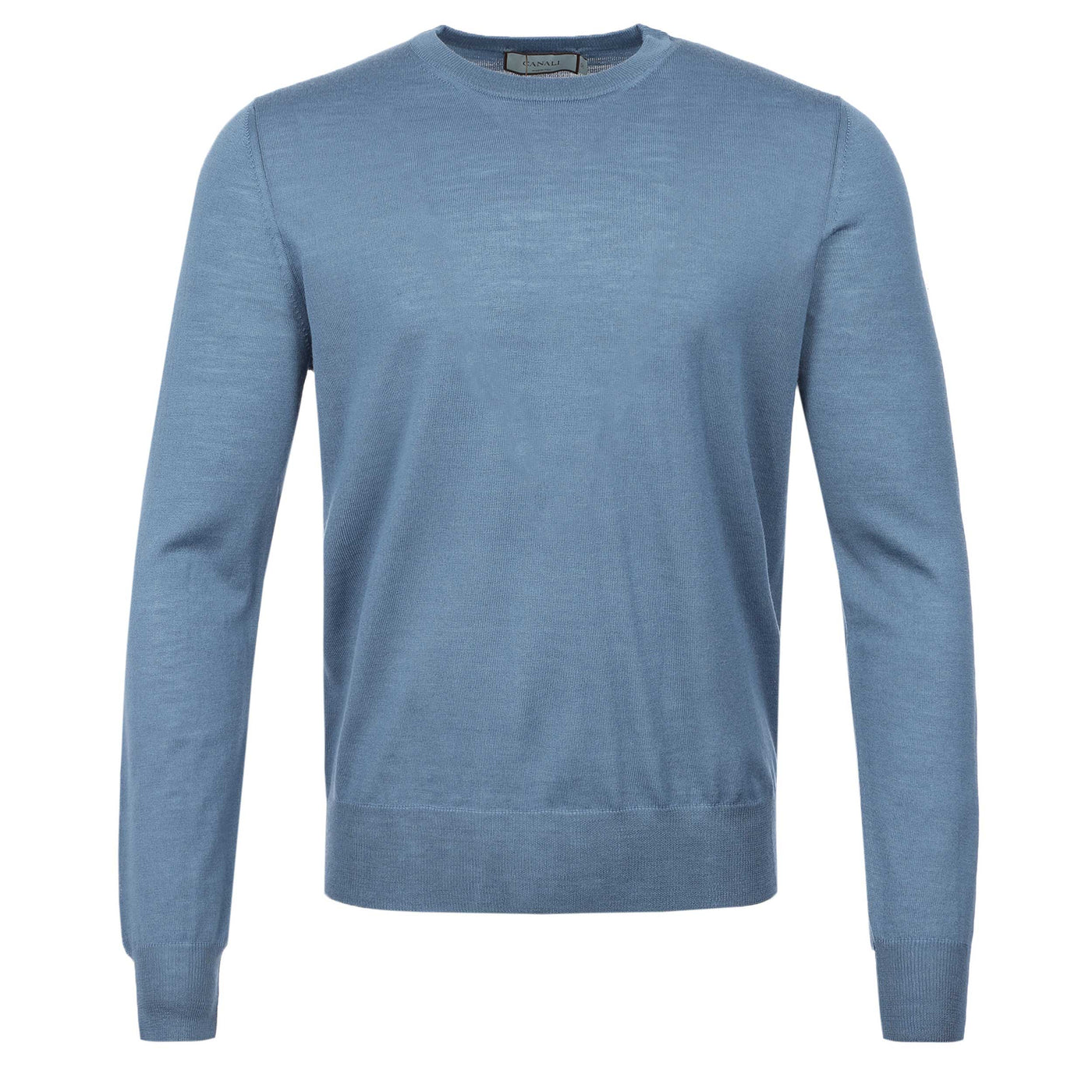 Canali Crew Neck Knitwear in Blue