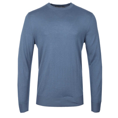 Canali Crew Neck Knitwear in Blue